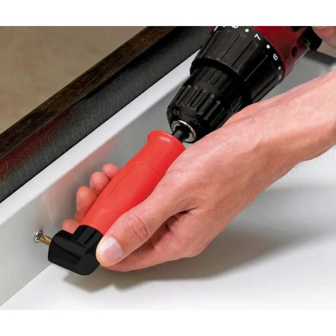 Lev bitbehajtó adapter 90°-os 1/4" , 18910