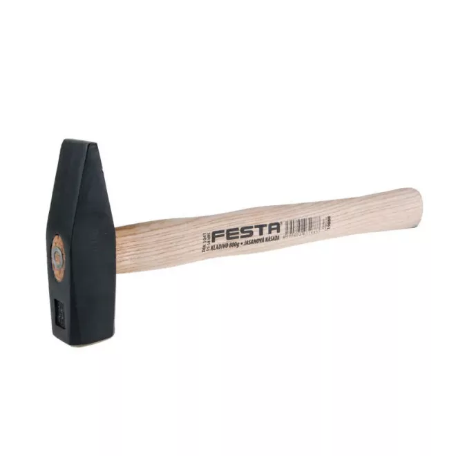 Lev Festa kalapács 600g, 33cm, kör alakú ék, kőrisfa nyél , DIN1041, 19086