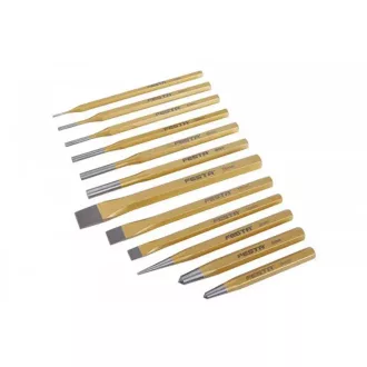   Lev véső, lyukasztó, pontozó, kiütő készlet 12 részes, Crv, 19487