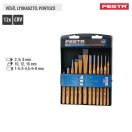 Lev véső, lyukasztó, pontozó, kiütő készlet 12 részes, Crv, 19487