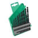 Lev fúrószár, fémcsigafúró készlet DIN 338 HSS 1,50- 6,50mm, 13 részes, hengerelt, fém, 20300