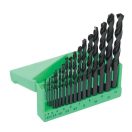 Lev fúrószár, fémcsigafúró készlet DIN 338 HSS 1,00- 13,00mm, 19 részes, hengerelt, fém, 20310