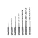 Lev Festa Festa fúrószár, fémcsigafúró készlet DIN 338 HSS 1,50-6,00mm, 7 részes, 1/4˝ hatszögletű, 20316