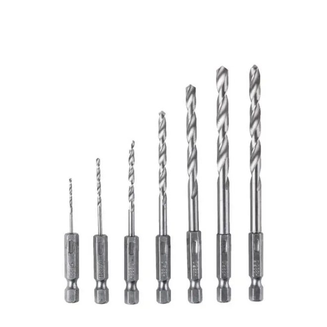 Lev Festa Festa fúrószár, fémcsigafúró készlet DIN 338 HSS 1,50-6,00mm, 7 részes, 1/4˝ hatszögletű, 20316