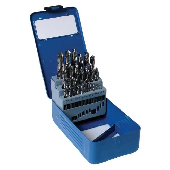 Lev Festa fúrószár, fémcsigafúró készlet DIN 338 HSS 1,00- 13,00mm, 25 részes, csiszolt, fém-inox, 20335