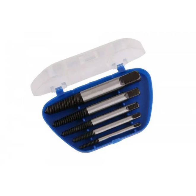 Lev Festa törtcsavar kiszedő készlet 5 részes 4/4,5/6/7,5/11mm, 20386