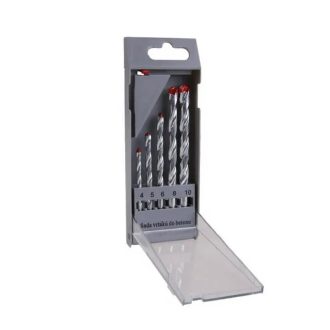   Lev kőzet/betonfúró, vídiás készlet 4/5/6/8/10mm, 5 részes, 20805