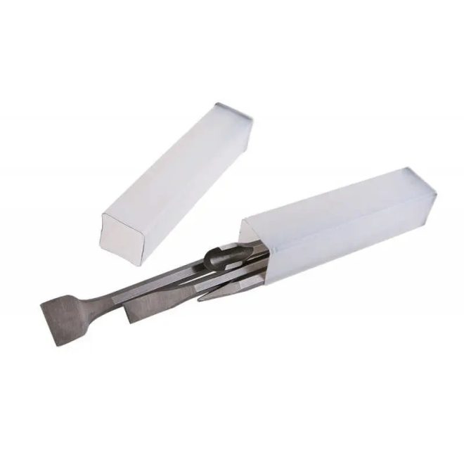 Lev Festa horonymaró és véső készlet SDS-Plus 4 részes (2-laposvéső, 1-spiccvéső, 1-horonymaró véső), 20954