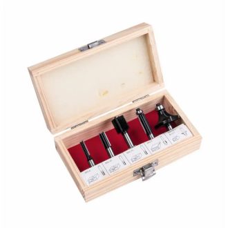 Lev fafúró-maró készlet 5 részes 8mm, fadobozos, 21450