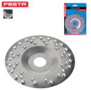 Lev faforgácsoló/facsiszoló korong 125x22,2mm, fához, 21800