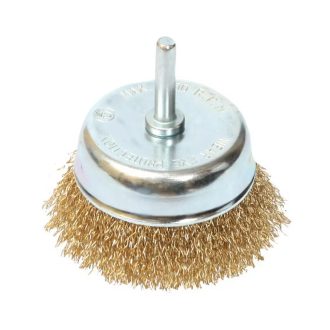   Lev Festa csapos fazékkefe 75x6mm- 0,3 hullámos, réz bevonatú, 22031