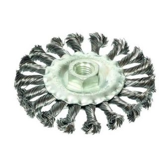   Lev Festa körkefe 125mmxM14- 0,5 csavart, edzett, inox, 22040