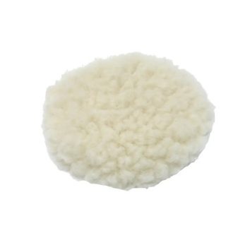   Lev polírozó korong 150mm, 60% gyapjú + 40 % PES, tépőzáras, 22066