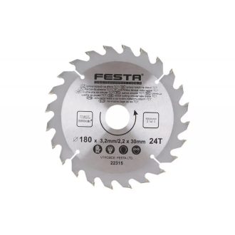   Lev Festa TCT körfűrész tárcsa, körfűrészlap 180x30mm, Z50, fához, Vídia lappal, 22317