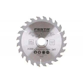   Lev Festa TCT körfűrész tárcsa, körfűrészlap 200x30mm, Z60, fához, Vídia lappal, 22326