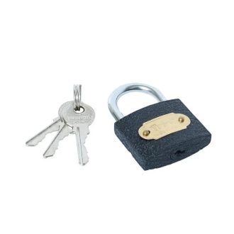 Lev lakat 30mm, vas, 3 kulccsal, 23225