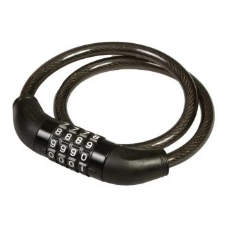   Lev biciklizár, kerékpár zár 65cm, átmérő 10mm, számzáras, 23287