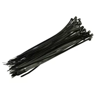   Lev kábelkötöző 3,6x250mm, fekete, 50db/köteg, EN 50146, 23816