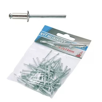 Lev popszegecs 4,8x6mm, Alu, 50db, 23985