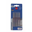 Lev Jigsaw dekopírfűrészlap, szúrófűrészlap HSS 5db/csom 75x1x3,0mm/8TPI, 24063