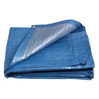 Lev takaróponyva 2x3m, kék/ezüst, 70g/m2 , 25006
