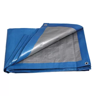 Lev takaróponyva 2x3m, kék/ezüst, 140g/m2, 25206