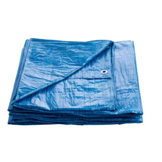 Lev takaróponyva 10x15m, kék, 60g/m2 , 25380