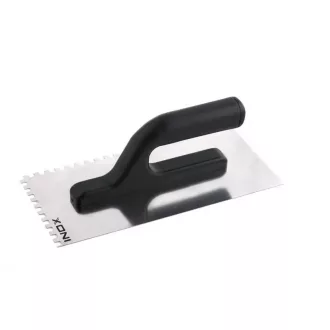   Lev fogazott glettvas 270x125mm E10, rozsdamentes, inox, 31009