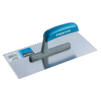   Lev Festa fogazott glettvas 280x130mm E10, rozsdamentes, inox, Festa felirattal, 31131