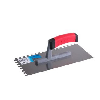   Lev Festa fogazott glettvas 280x130mm E10, rozsdamentes, inox, profi, gumi markolat, 31144