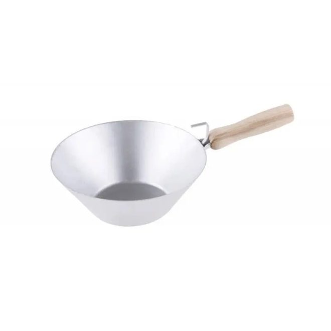 Lev Festa kőműves tál, fángli 215mm, fém, akasztóval, fa markolat, 32293