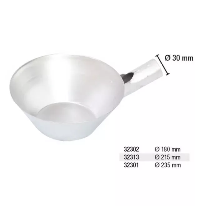 Lev habarcsmerő 180mm, 30mm nyéltartóval, 32302