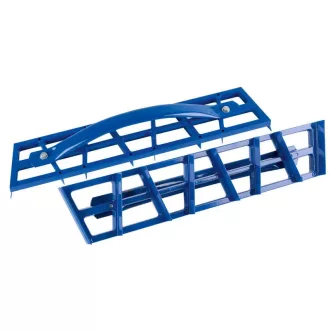   Lev rácsos vakolatgyalu 450x90mm, alumínium, 8 pengével, 32326