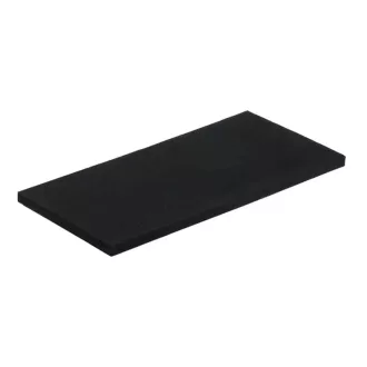 Lev gumis simítóhoz pótgumi 280x140x10mm, fekete, 34231