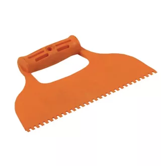 Lev műanyag spatula 4x6mm, fogazott, 37031