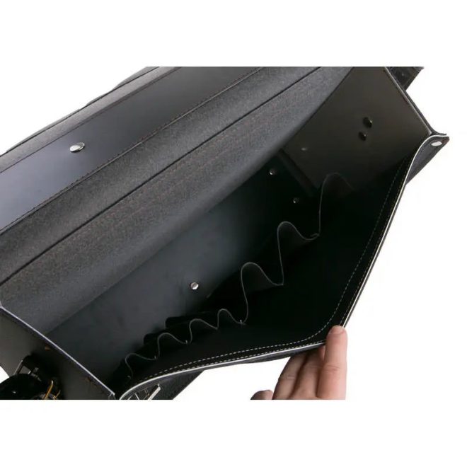 Lev szerszámtartó táska 240x430x150mm, megerősített alsó résszel, 37343