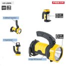 Lev LED lámpa, akkus 130/220 lumen, állítható fogantyúval, 3xAA, 37650