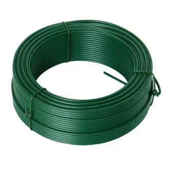 Lev feszítődrót 3,4mmx78m, PVC bevonatú, zöld, 42257