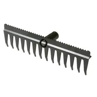 Lev gereblye 41cm, 14 fog, műanyag, nyél nélkül, 45070