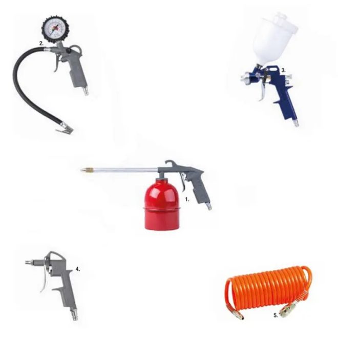 Lev Festa kompresszor kiegészítő készlet 5 részes, 48001