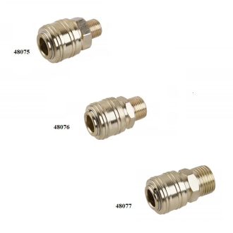 Lev gyorcsatlakozó 1/4" külső menet, 48075