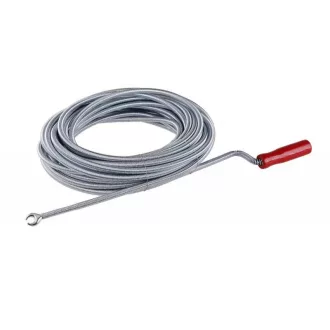  Lev lefolyó tisztító csőgörény 15mx10mm (20mm fej), 50013