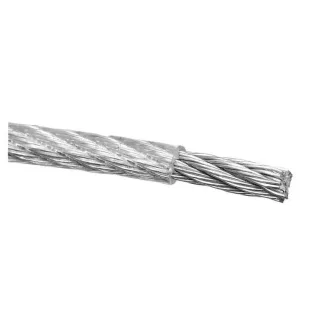   Lev drótkötél, PVC borítással 5/6mmx50m, ZN/horganyzott, 51111
