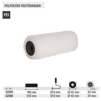 Lev Teddy festőhenger 250x6x42x20mm, Polyester, 52306