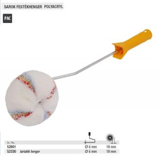 Lev Teddy festőhenger 6x18mm, 52330
