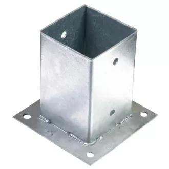 Lev oszloptalp 71x71x150mm-2mm, ZN/horganyzott, 55420