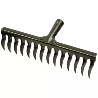 Lev gereblye 45cm, 16 fog, fém, nyél nélkül, 61047