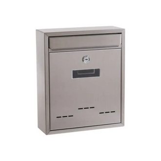   Lev postaláda 31x26x9cm, szürke, inox, rozsdamentes acél, 70109