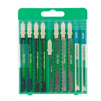   Hikoki fűrészlap készlet szúrófűrészhez, 10db-os (2x JW20, 2x JW40, 1x JW10C, 2x JW10, 1x JW10R, 2x JM10), 750049