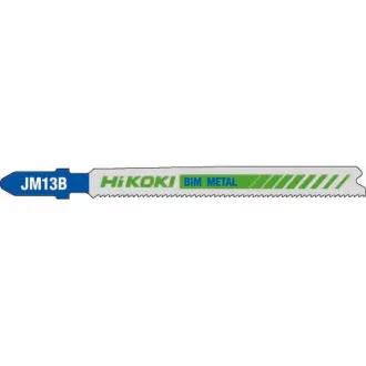   Hikoki fűrészpenge szúrófűrészhez JM13B/T121AF - 91,5/68,0x9,7x0,9mm, fémre, BI Metál, 5db/cs, 750091